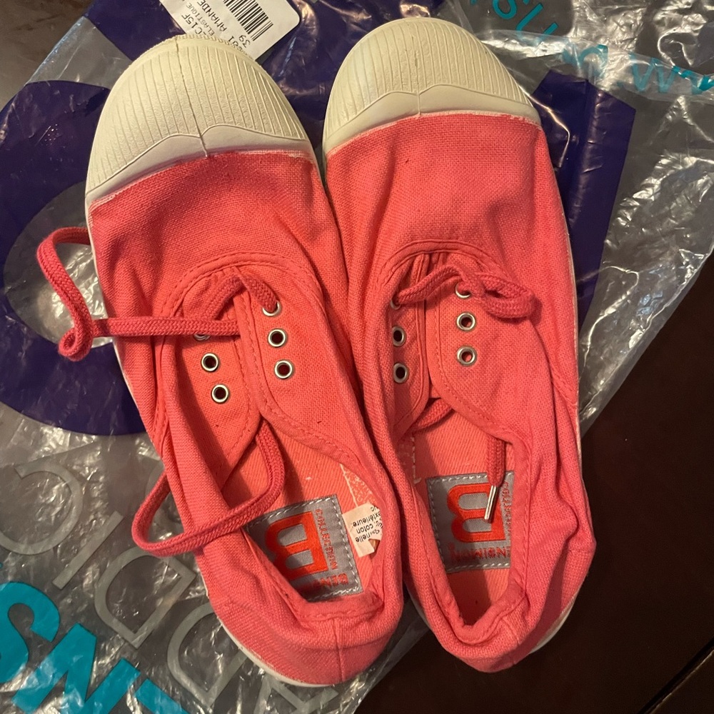 Bensimon pink sneakers size 33
